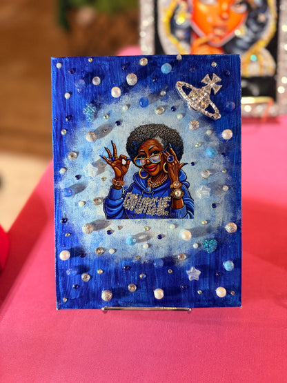 “God Loves Me Baddie” Canvas