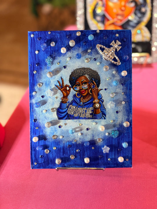 “God Loves Me Baddie” Canvas